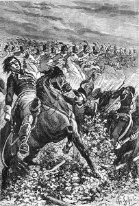 Die Schlacht von Marengo, graviert von Schuler, Jules Theophile (1821-78), aus 