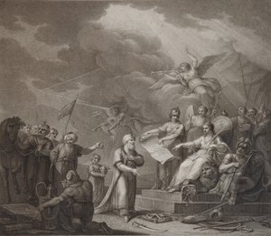 Allegorie des Vertrags von Jassy, 1792