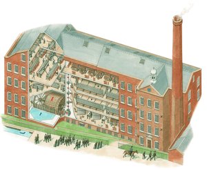 Quarry Bank Mill, Styal, Cheshire von Stephen Conlin