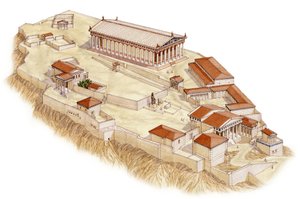 Die Akropolis, Athen, ca. 421 v. Chr.-380 v. Chr.
