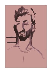 Ahmad (Rose), 2023 von Stephen Dow