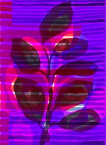 Botanischer Streifen I, 2018 von Stephen Dow