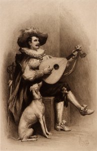 Musiker und Hund