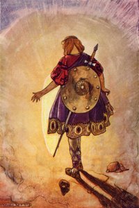 Cuchulain folgt dem leuchtenden Rad von Stephen Reid