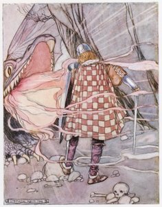 Illustration für Siegfried den Drachentöter von Stephen Reid