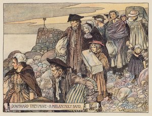 Illustration für Das verlassene Dorf von Oliver Goldsmith