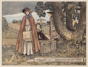 Illustration für Das verlassene Dorf von Oliver Goldsmith von Stephen Reid
