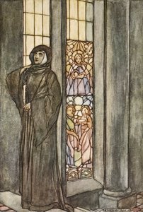 Sie hörte ihren eigenen Namen immer wieder rufen, Illustration aus 