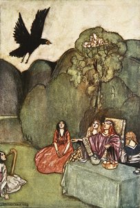 Der Rabe des Unheils, Illustration aus 
