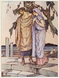 Zeus befahl dem Regen aufzuhören und den Fluten sich zurückzuziehen von Stephen Reid