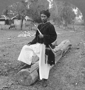 Mann des Kachin-Stammes, Oberburma, 1908