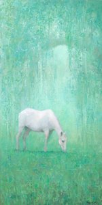 Ätherisches Weißes Pferd von Steve Mitchell