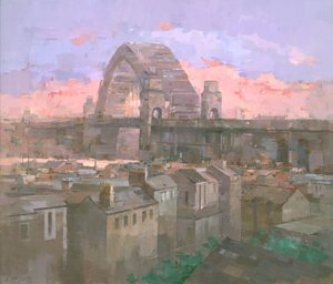 Sydney Brücke Dämmerung von Steve Mitchell