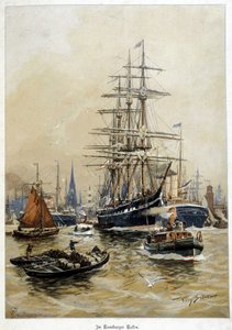 Der Hafen von Hamburg, Anfang 20. Jahrhundert