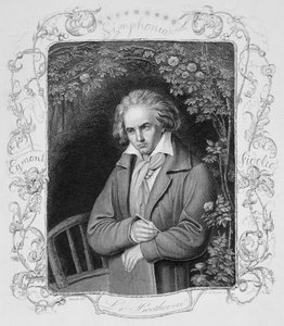 Ludwig van Beethoven (1700-1827), graviert von Albert Henry Payne (1812-1902) von Storck
