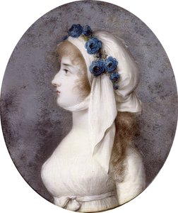 Porträt der Gräfin Yelizaveta Borisovna Shakhovskaya 1773-1796, 1790er Jahre von Stroely