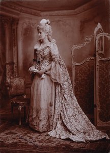 Maud, Marchioness of Lansdowne, als Lady Keith, Frau des britischen Botschafters am Hof der Kaiserin Maria Theresia, Der Diamant-Jubiläumsball der Herzogin von Devonshire im Devonshire House