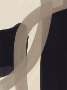 Fließende abstrakte Formen von Studio Palette