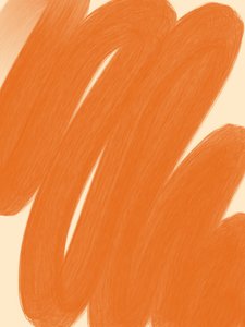 Orange Pinselstrich-Abstraktion