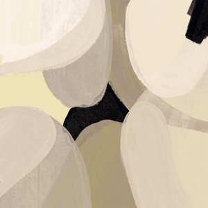 Weiche abstrakte Formen von Studio Palette