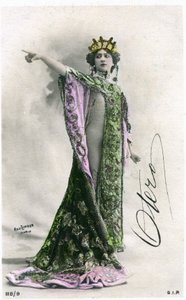 Die schöne Otero, Postkarte Anfang des 20. Jahrhunderts. (Foto) von Studio Reutlinger