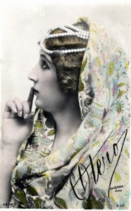 Die schöne Otero, Postkarte Anfang des 20. Jahrhunderts von Studio Reutlinger