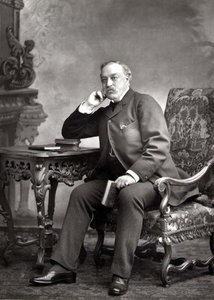 Edmund Yates (1831-94), Journalist und Romanautor, Porträtfotografie