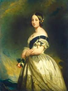 Königin Victoria, ca. 1843 von Studio of Franz Xaver Winterhalter