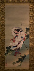 Die legendäre Kaiserin Jingu, datiert 1847 von Studio of Katsushika Hokusai