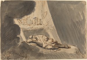 Jakobs Traum von Style of Rembrandt van Rijn