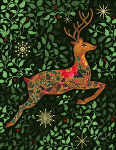 Verzauberter Weihnachts-Hirsch von Suchi Deb