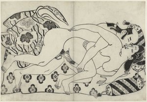 Erotische Darstellung von Sugimura Jihei (attributed to)