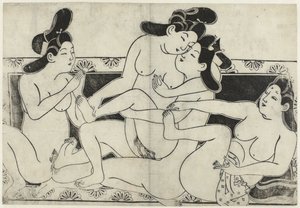Erotische Darstellung von Sugimura Jihei (attributed to)