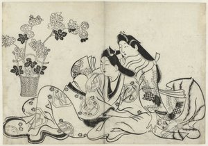 Erotische Darstellung (Hana ni Yosurukyo)