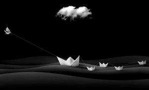 Papierboot Reise von Sulaiman Almawash