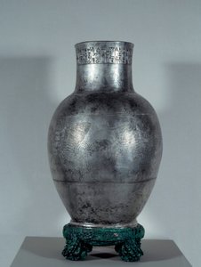 Mesopotamien: Entemena-Vase aus Silber mit Motiven und Keilschrift von Sumerian Mesopotamian School