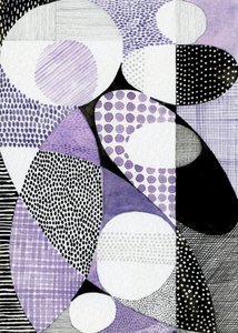 Abstrakte geometrische Lavendel