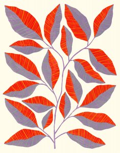 Moderne botanische Blätter von Susan Black