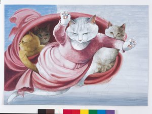 Illustration aus Cats Galore! A Compendium of Cultured Cats (veröff. 2015)