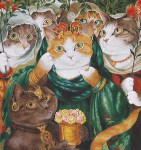 Illustration aus Cats Galore! A Compendium of Cultured Cats (veröff. 2015)