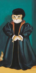 Illustration aus Cats Galore! A Compendium of Cultured Cats (veröffentlicht 2015)