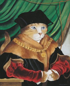 Illustration aus Cats Galore! A Compendium of Cultured Cats (veröffentlicht 2015)