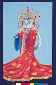 Illustration aus Cats Galore! A Compendium of Cultured Cats (veröff. 2015) von Susan Herbert