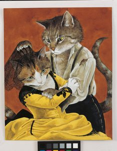 Illustration aus Cats Galore! A Compendium of Cultured Cats