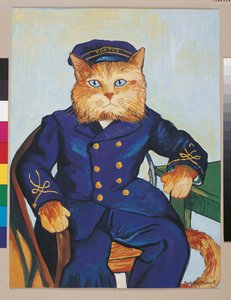 Illustration aus Katzen en Masse! Ein Kompendium kultivierter Katzen (veröff. 2015) von Susan Herbert