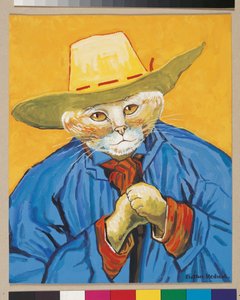 Illustration aus Katzen en Masse! Ein Kompendium kultivierter Katzen (veröff. 2015)