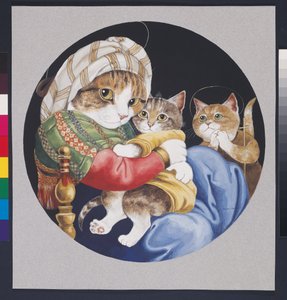 Illustration aus Katzen en Masse! Ein Kompendium kultivierter Katzen (veröff. 2015)