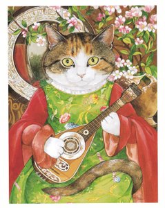 Illustration aus Pre-Raphaelite Cats (veröff. 1999)