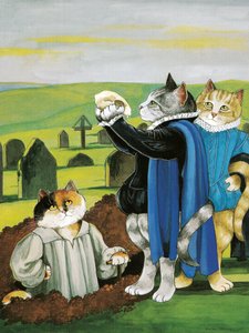 Illustration aus Shakespeare Cats: Poster Book (veröff. 2016)