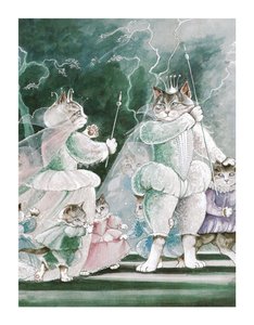 Illustration aus Shakespeare Cats: Poster Book (veröffentlicht 2016)